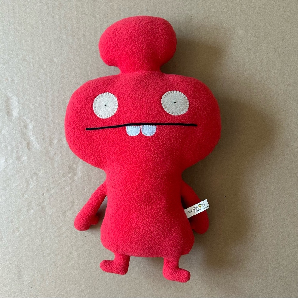 Uglydoll Red Mynus Plush 2010 Toy Stuffed Pretty Ugly Plush 10432 Kidcore Toy